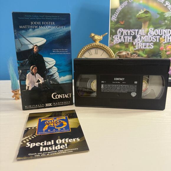 Contact VHS 1997 Jodie Foster Matthew McConaughey THX Mastered - Picture 3 of 3